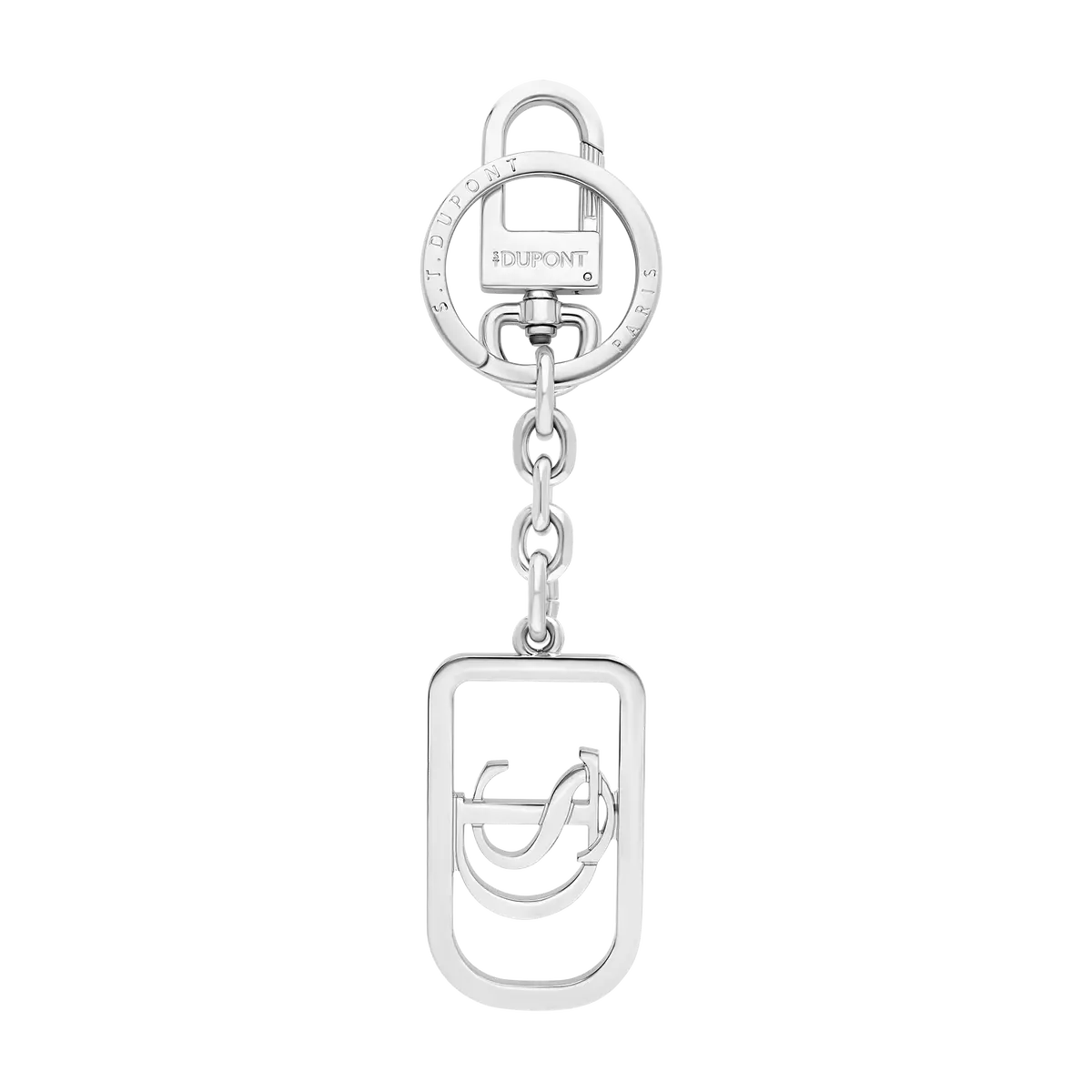 St Dupont Accessories Schlüsselanhänger Iconic, Palladium, Silver 1