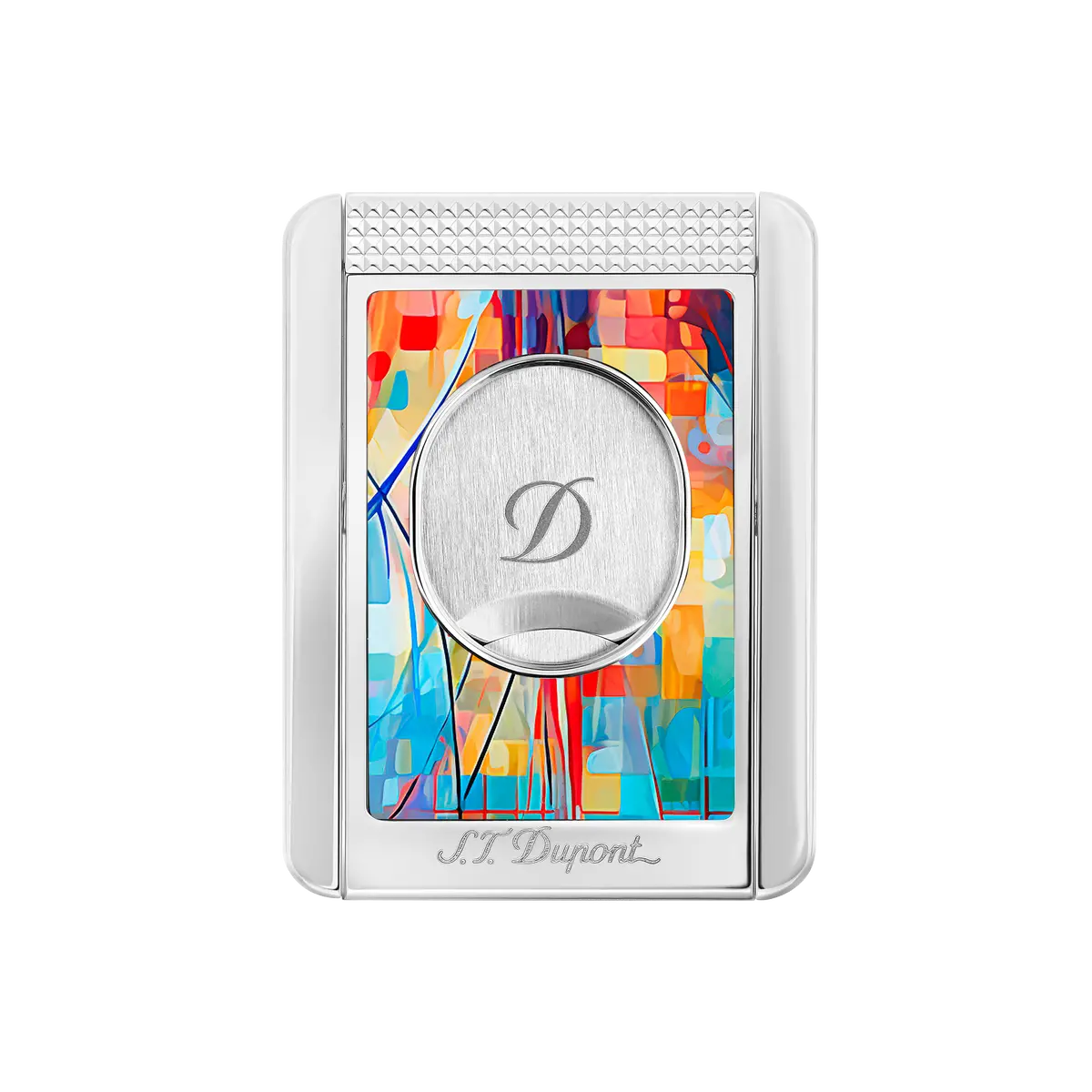 St Dupont Cigar Accessories Zigarrenschneider Graffiti, Chrom, Ltd. Edt., Multicolor 1