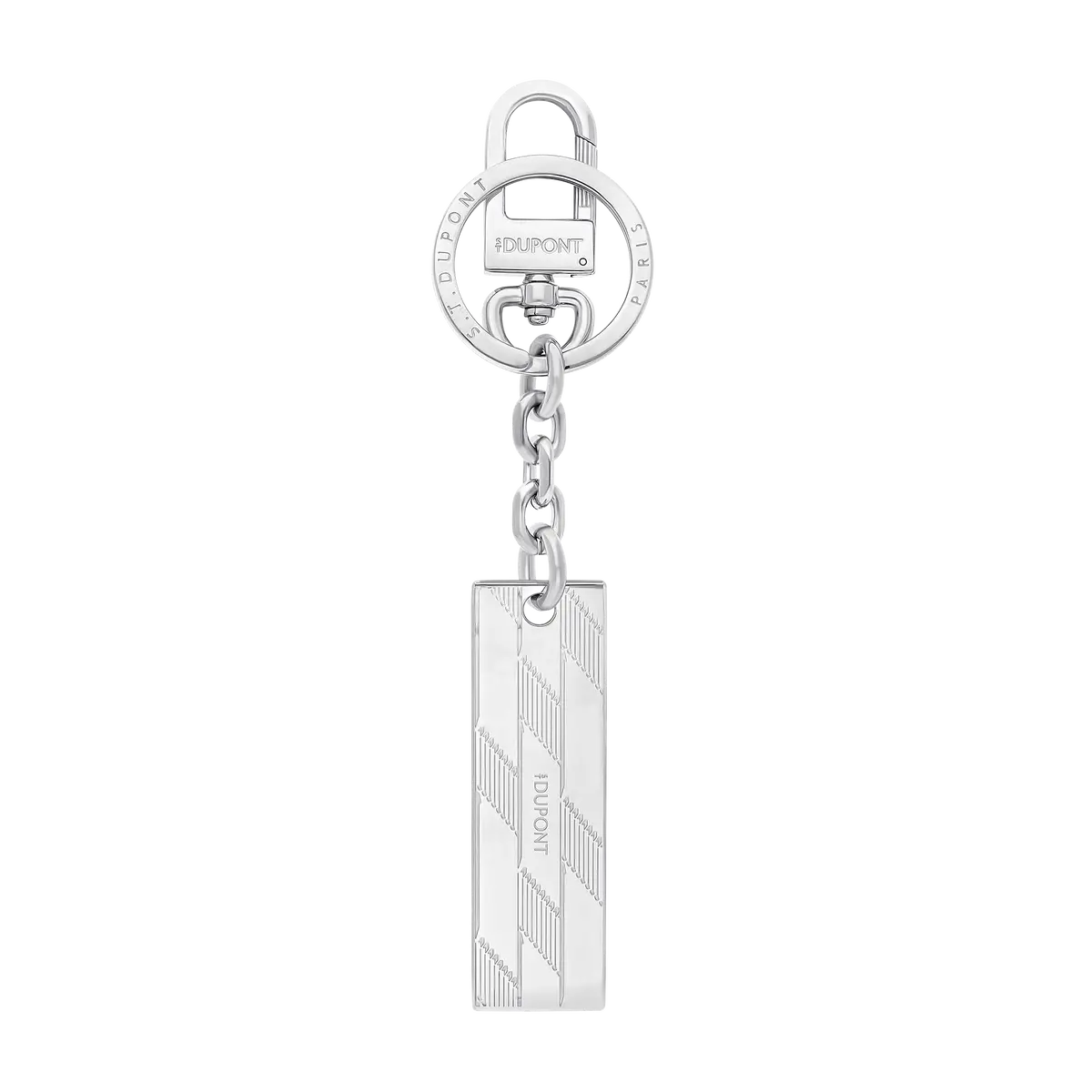 St Dupont Accessories Schlüsselanhänger Monogram, Chrom, Ltd. Edt., Silver 1