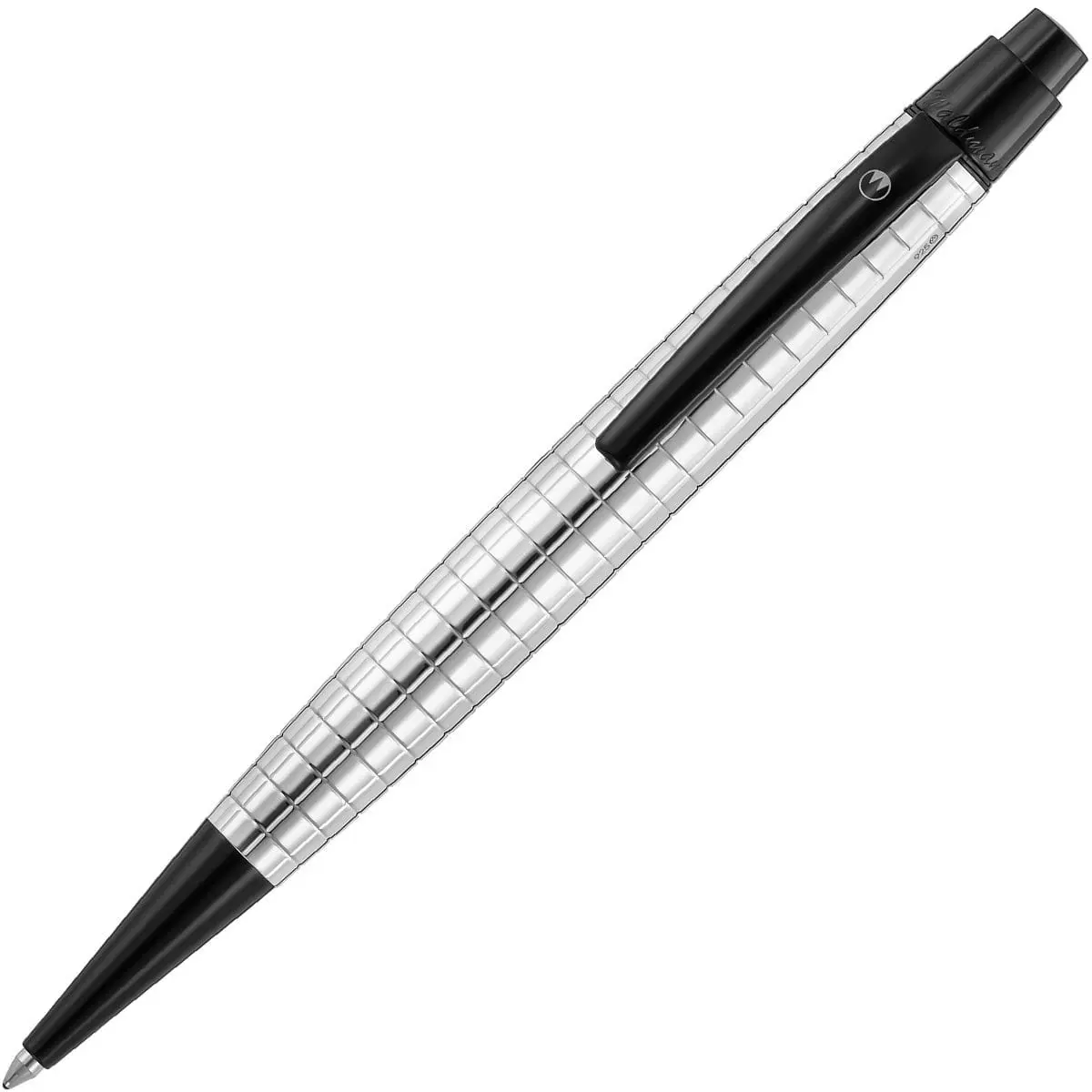 Waldmann, Kugelschreiber Concorde, Quadrat, Pvd, Silber 1