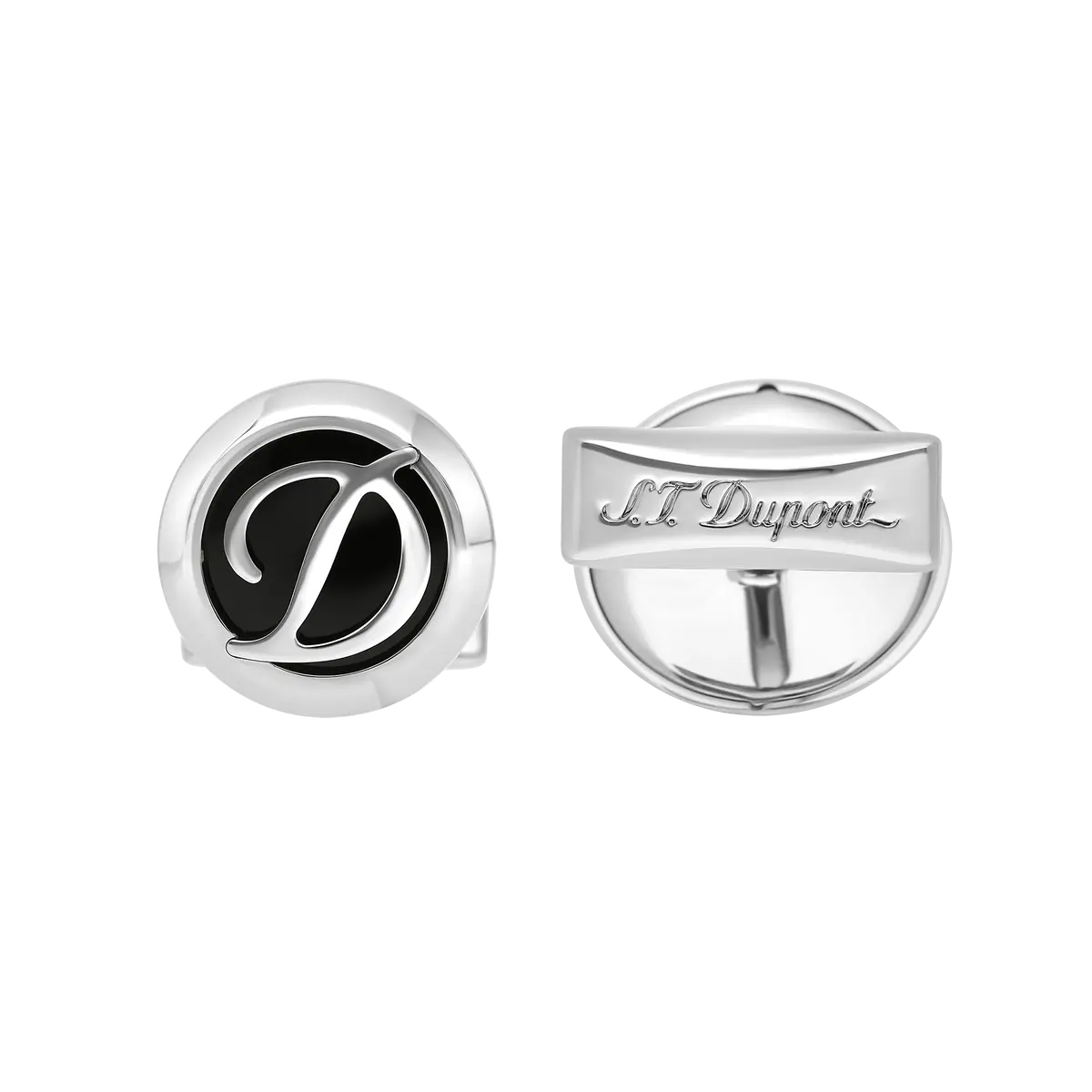 St Dupont Accessories Manschettenknopf Cufflinks, Palladium, Ltd. Edt., Silver 1