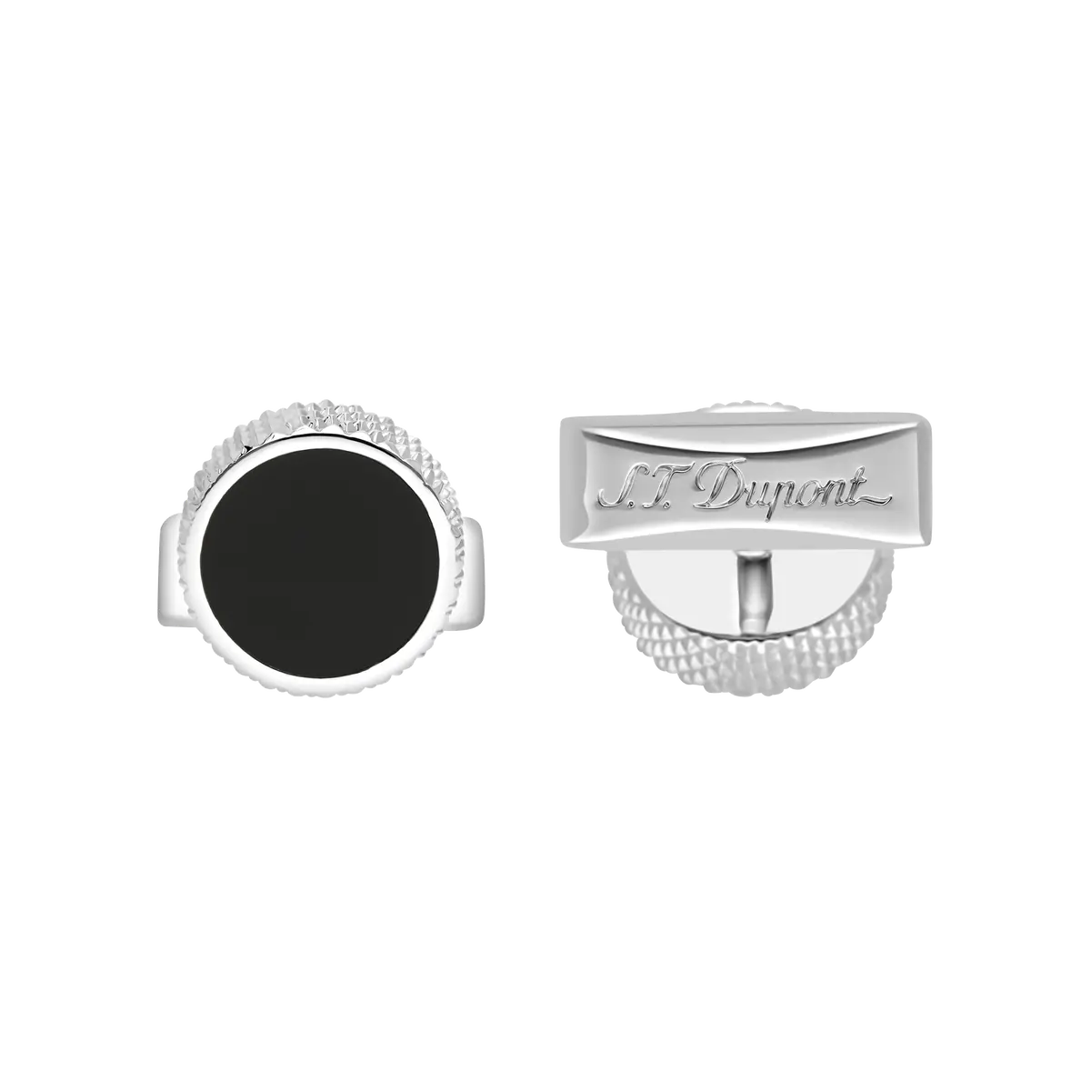 St Dupont Accessories Manschettenknopf Cufflinks, Palladium, Ltd. Edt., Silver 1