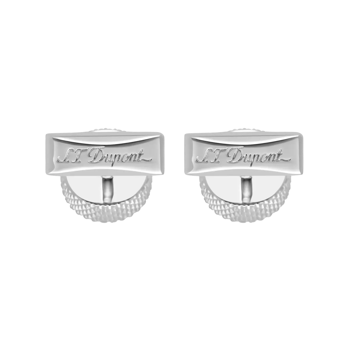 St Dupont Accessories Manschettenknopf Cufflinks, Palladium, Ltd. Edt., Silver 2