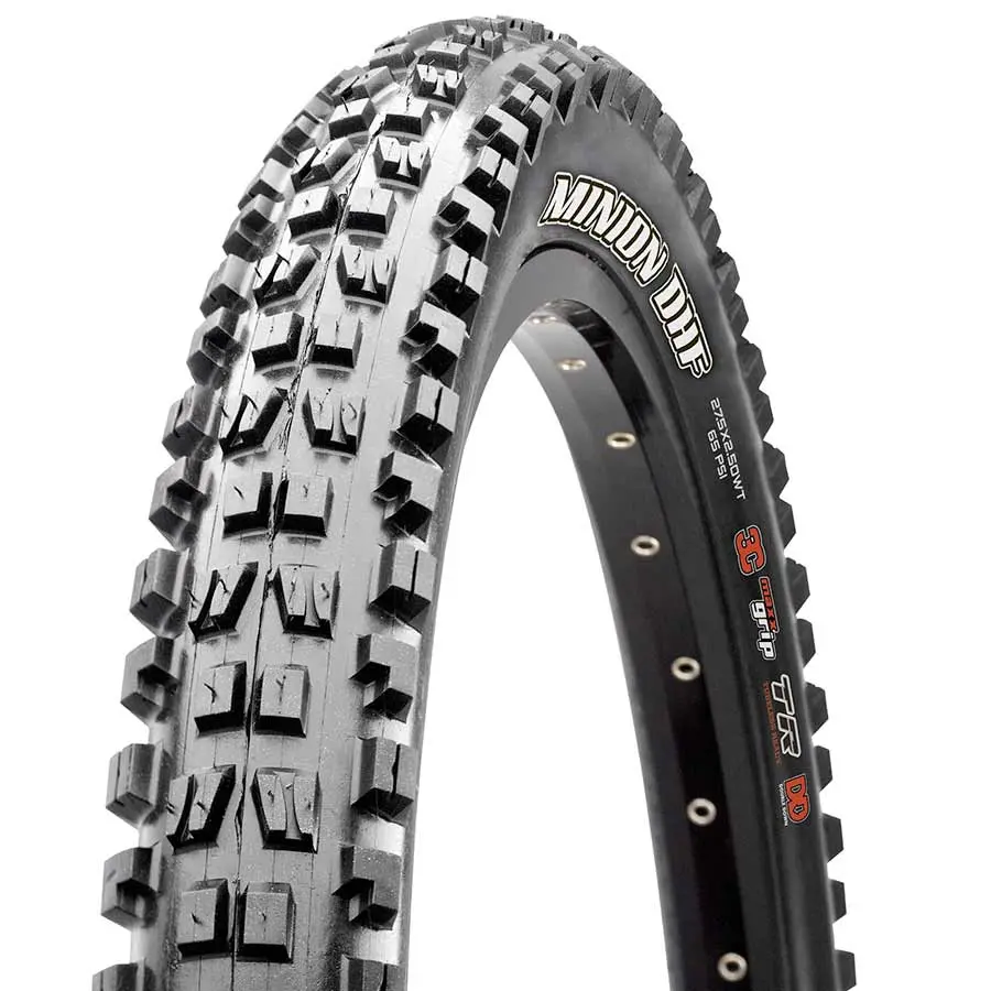 Maxxis Minion Dhf Tire 24''X2.40 Wire Clincher 3C Maxx Grip, Dh (Black) 1