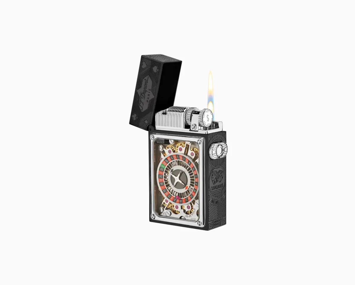 St Dupont Feuerzeug Haute Creation Ltd. Edt., Schwarz 1