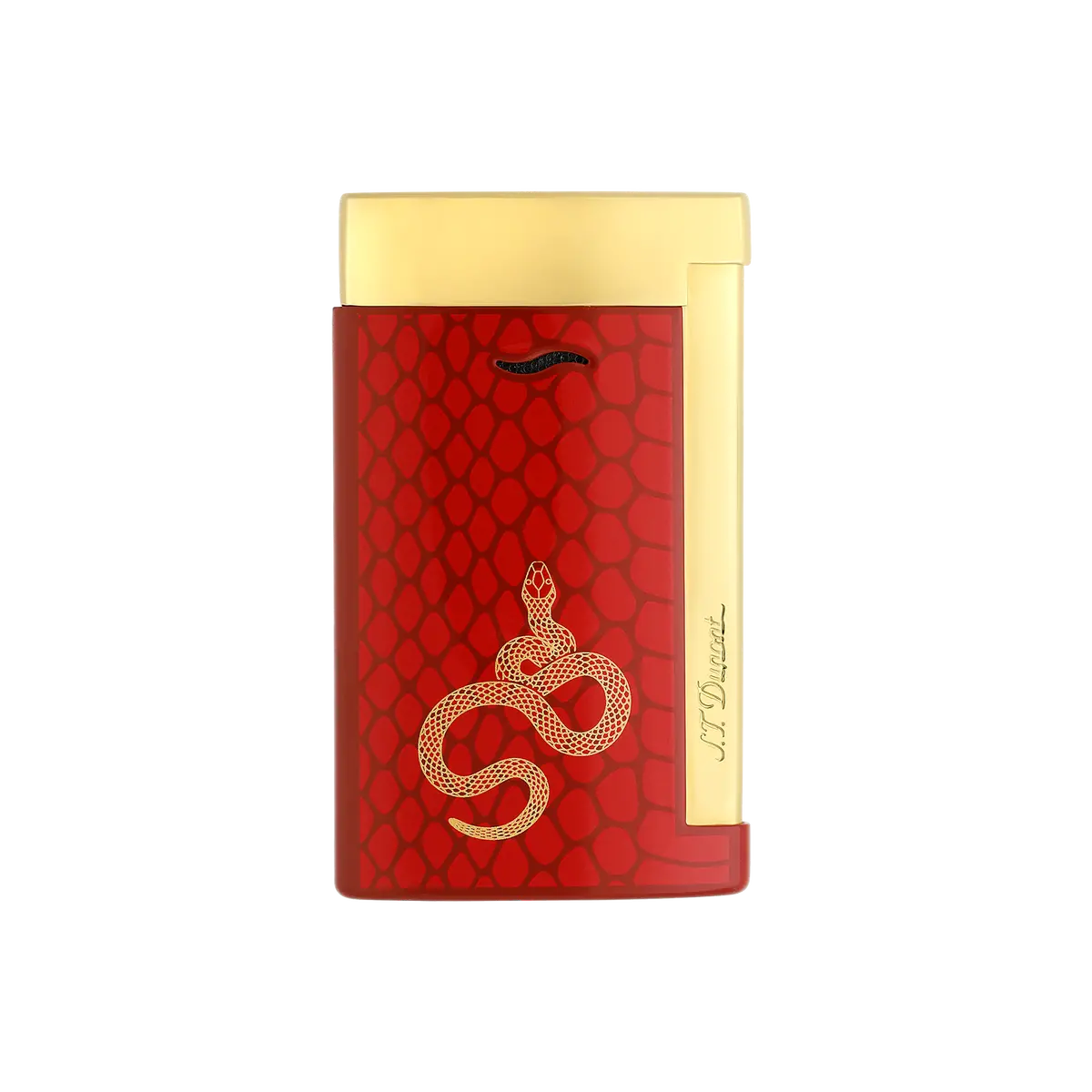 St Dupont Feuerzeug Slim 7 Snake, Rot 1
