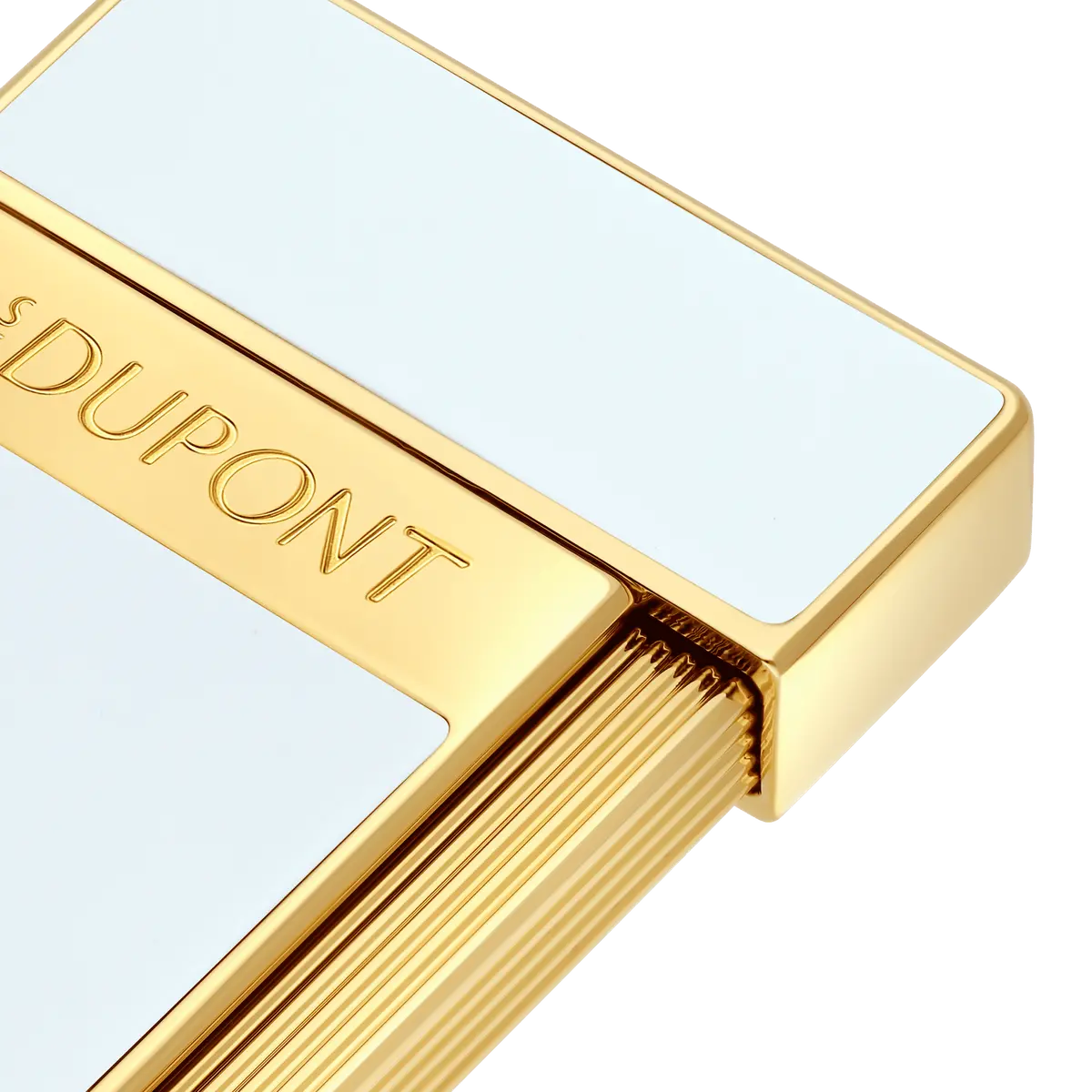 St Dupont Feuerzeug Slimmy White 1
