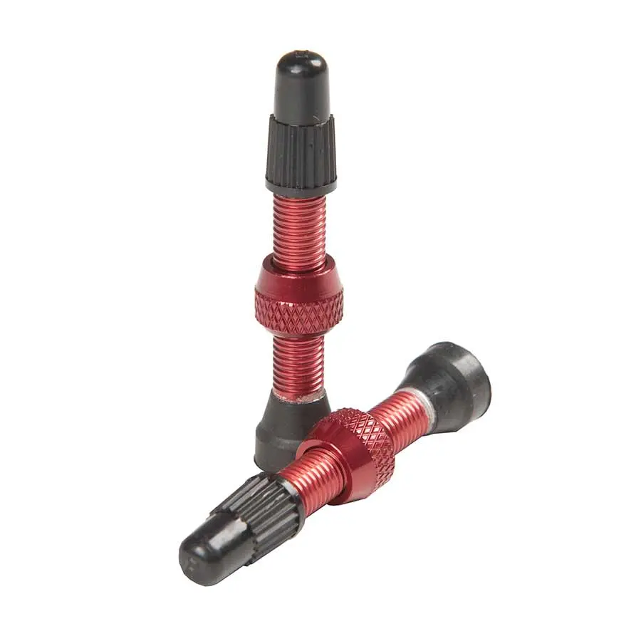 Stans No Tubes Tubeless Valves Presta, 35Mm Red (Pair) 1