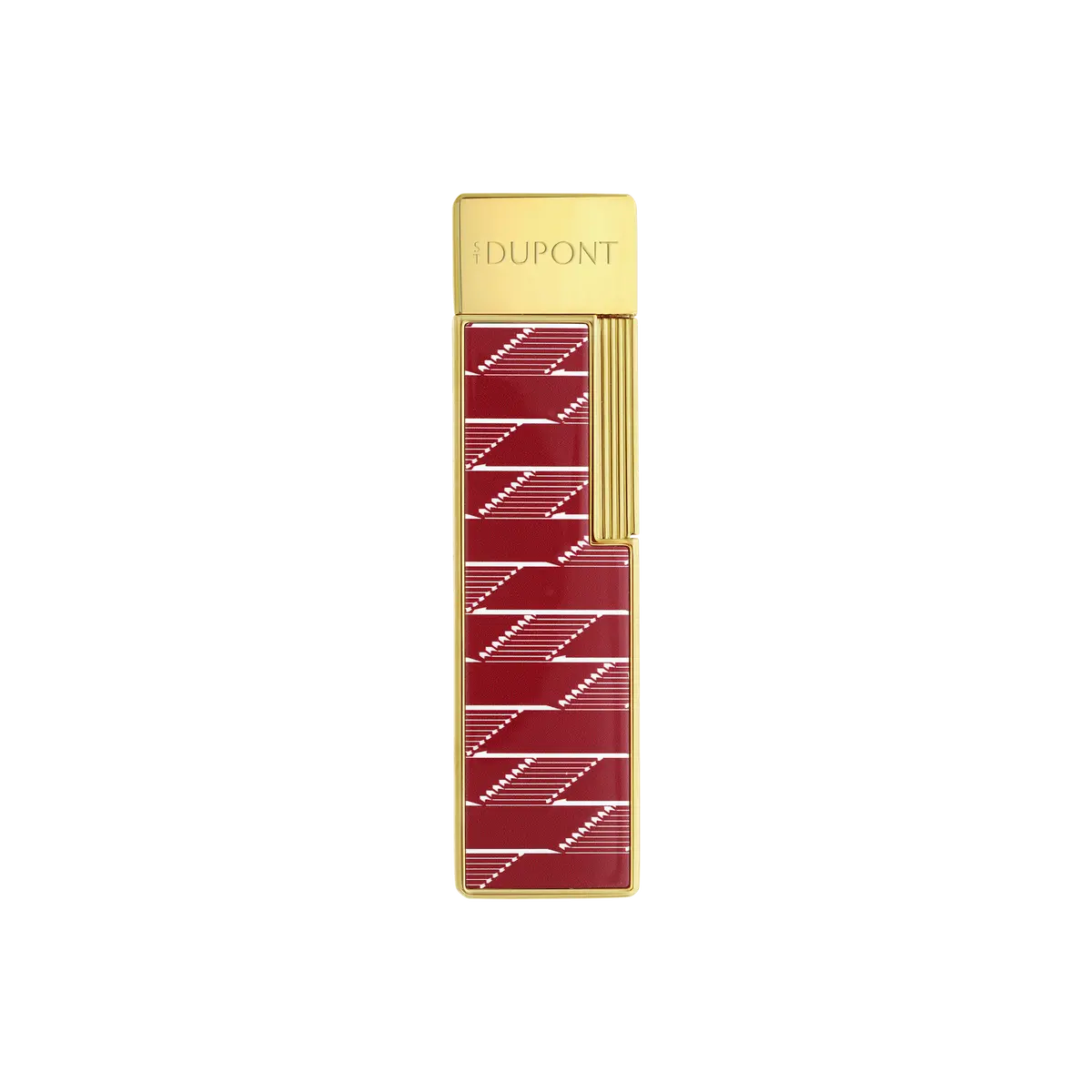 St Dupont Feuerzeug Twiggy Monogram, Ltd. Edt., Burgundy 1