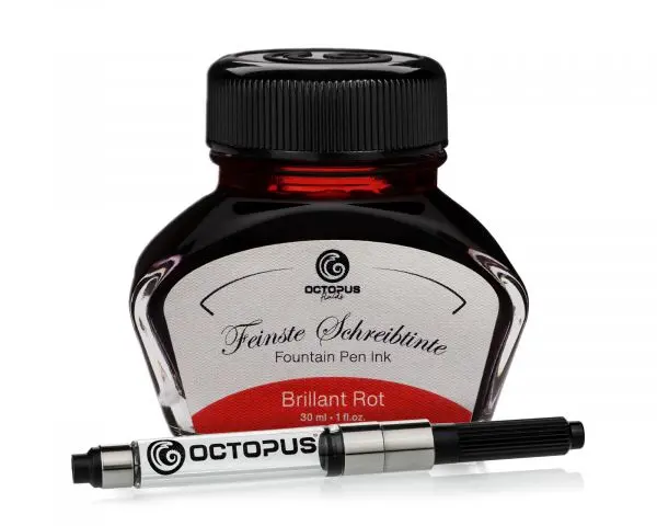 Octopus Fluids Füllhaltertinte Set Classic Brillant Rot 1
