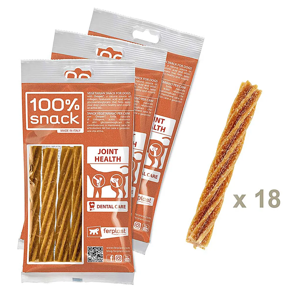 100% Snack Sticks - Fusilli Ovopet 1