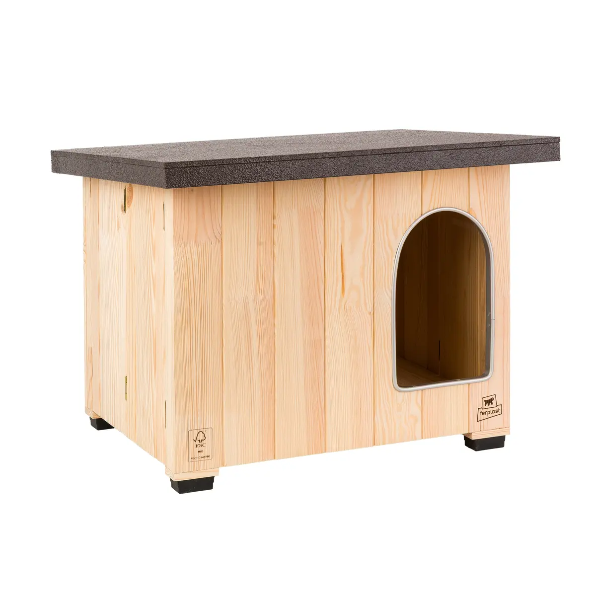 Clicko Holzhundehütte 1