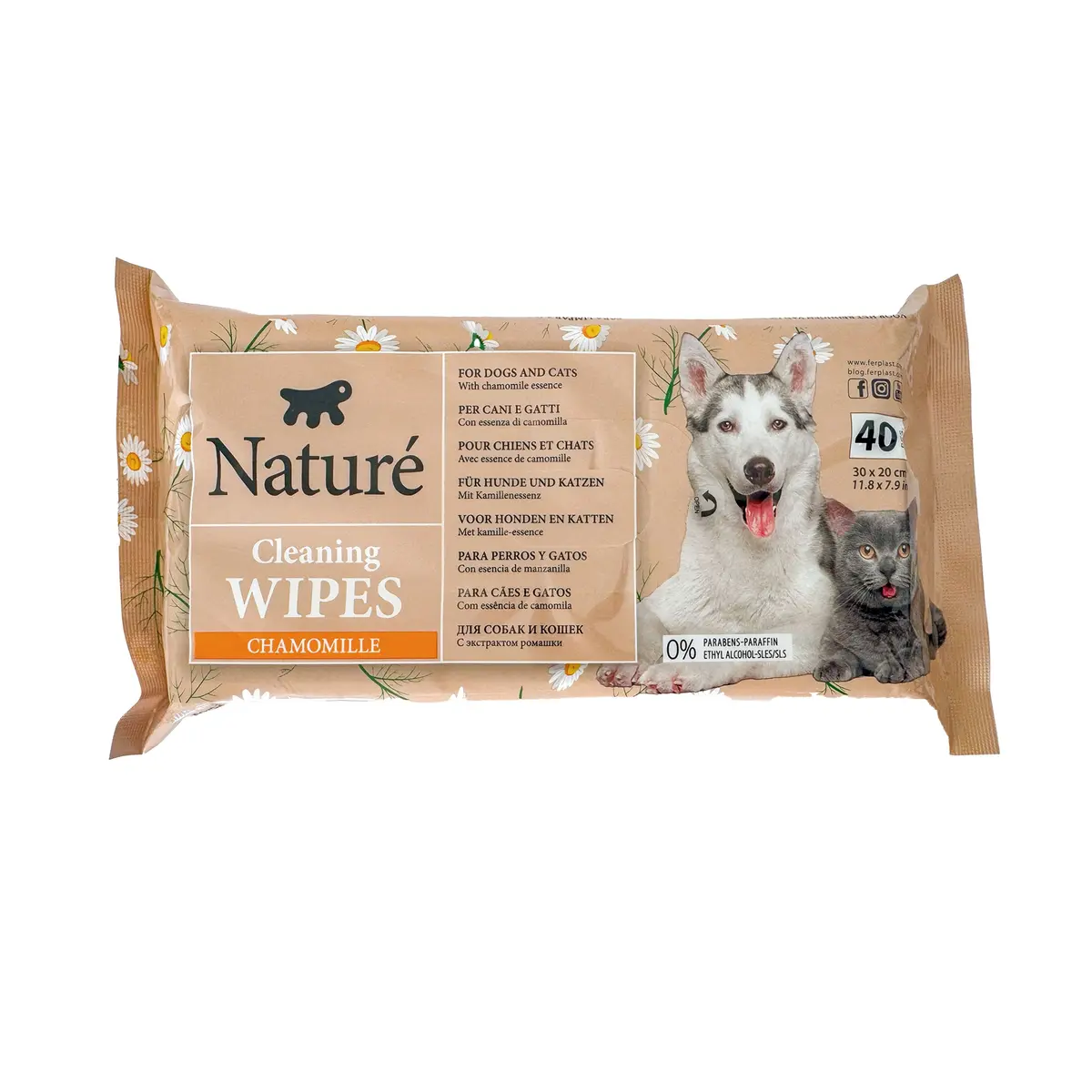 Naturé Kamillen-Tücher (X40) 1