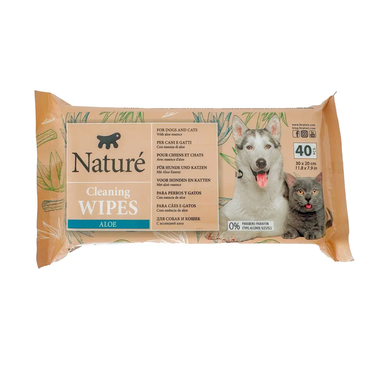 Naturé Aloe Vera-Tücher (X40) 1