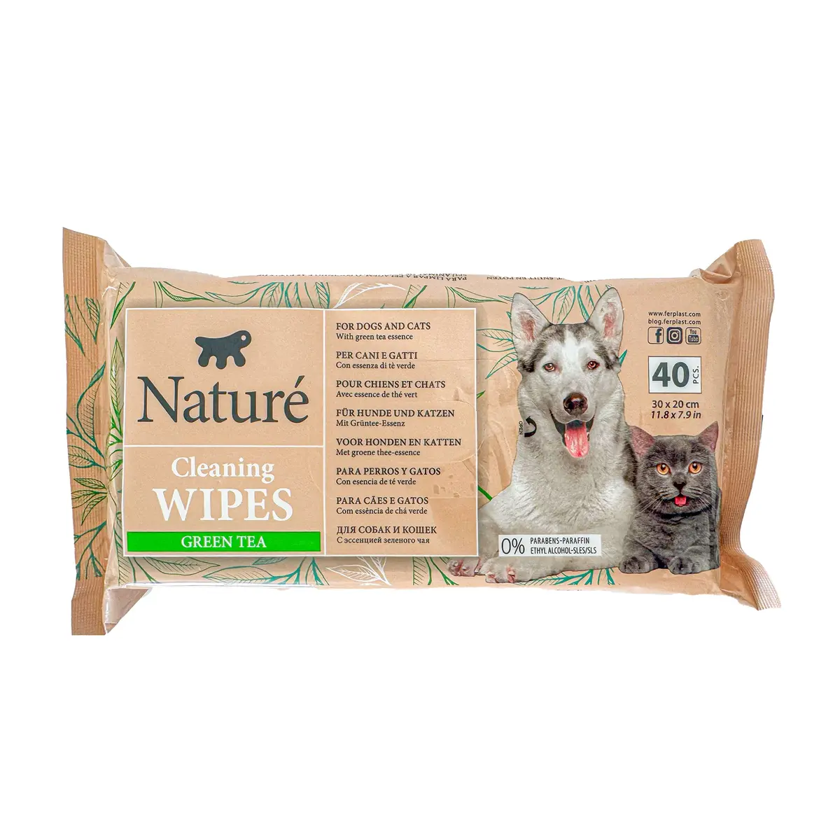 Naturé Grüner Tee-Tücher (X40) 1