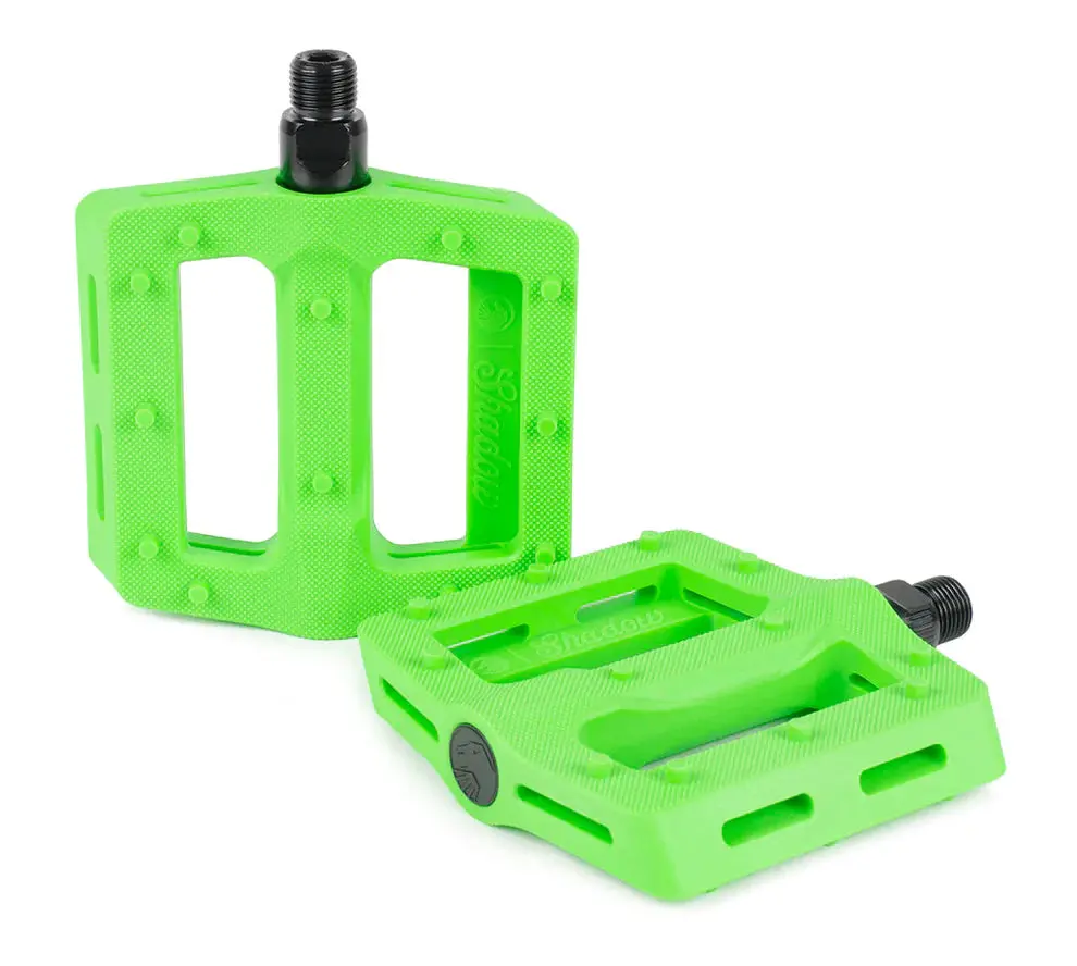 Shadow Surface Plastic Pedal - (Neon Green) 1