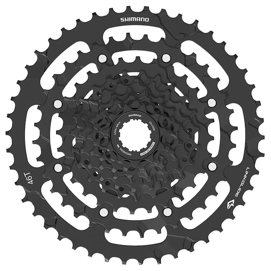 Shimano Cs-Lg300-9 9-Speed Cassette (11-46T) 1