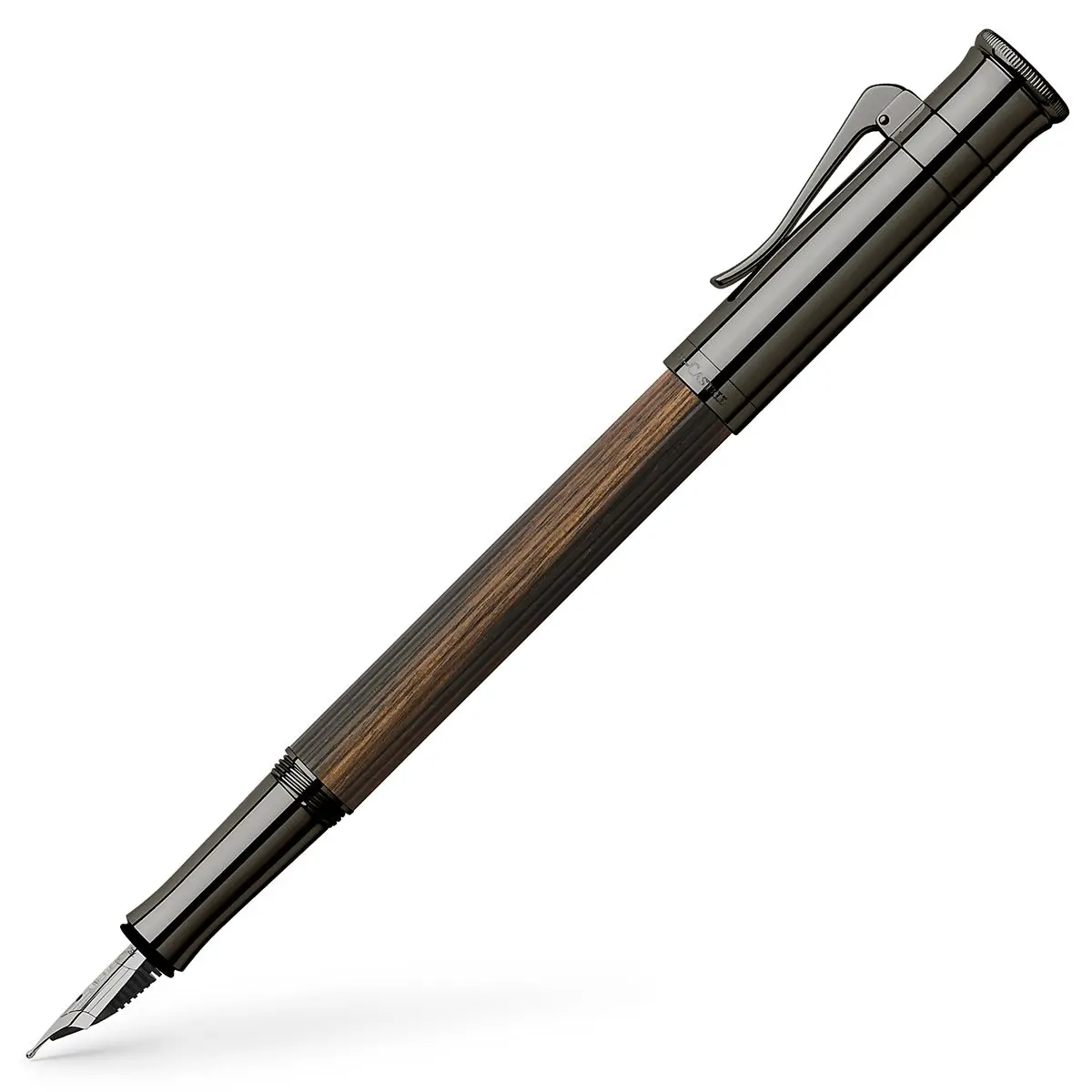 Graf Von Faber-Castell, Füller Macassar, 18K Feder, Dunkelbraun 1