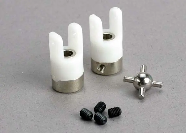 Traxxas U- Joints (2)/ 3Mm Set Screws (4) 1