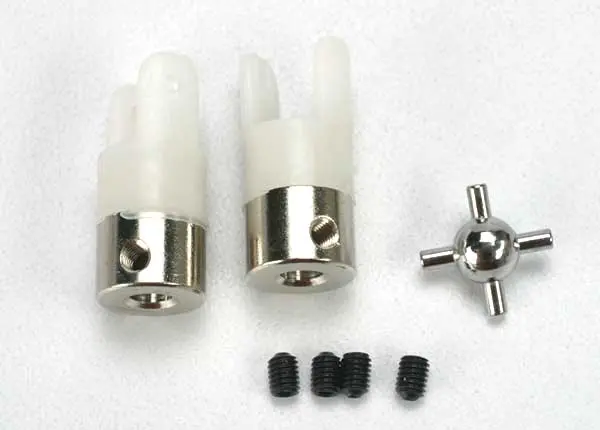 Traxxas U- Joints Long (2)/ 3Mm Set (Grub) Screws (4) 1