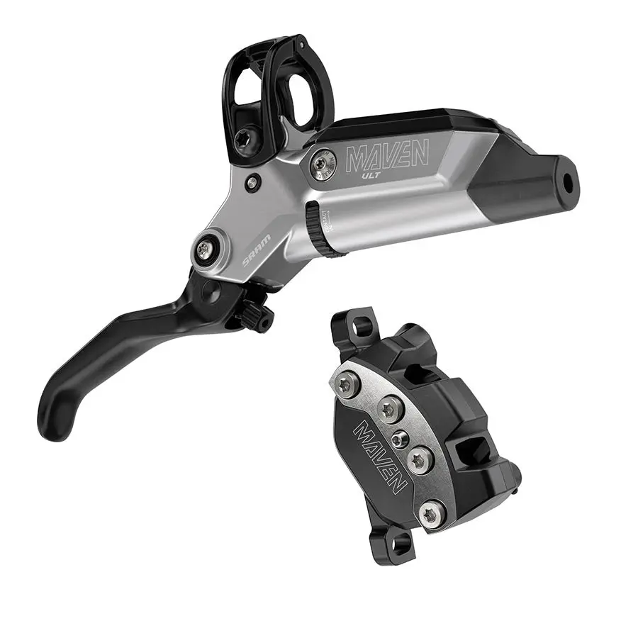 Sram Maven Ultimate Stealth Mtb Hydraulic Disc Brake Rear Post Mount (Silver) 1