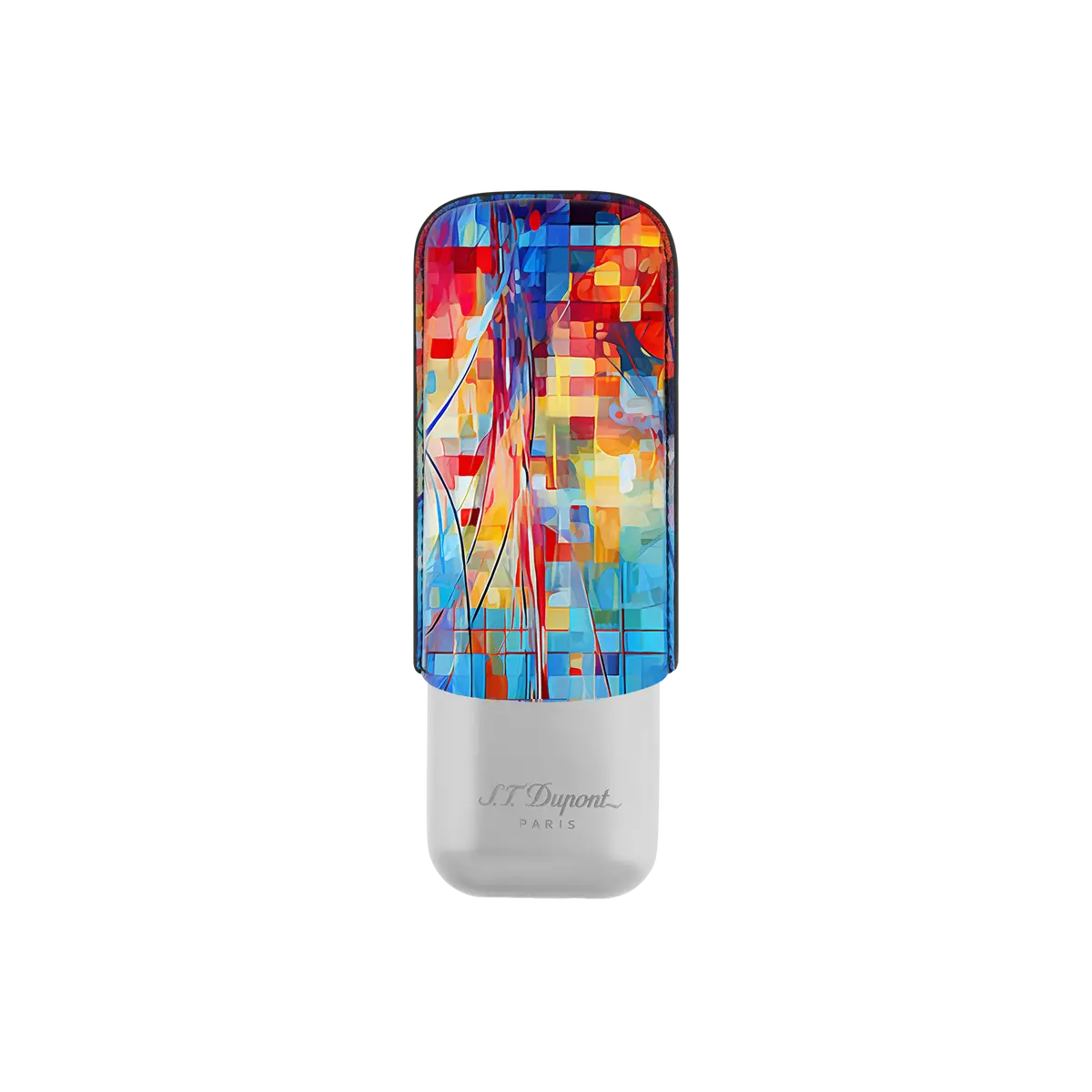 St Dupont Accessoires - Cigar 2 Zigarren Etui Graffiti, Ltd. Edt., Multicolor 1