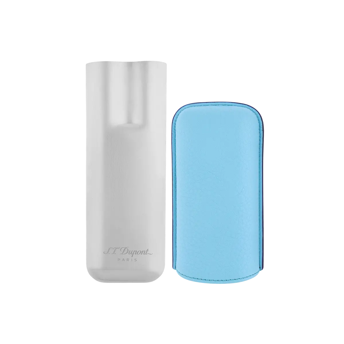 St Dupont Accessoires - Cigar 2 Zigarren Etui Turquoise-Blue 1