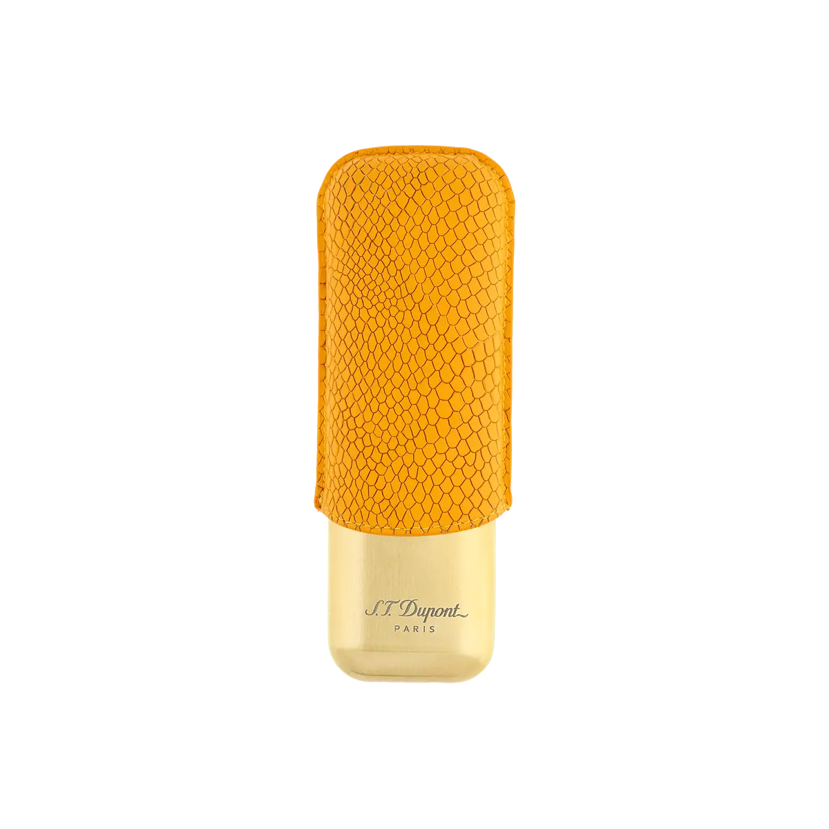 St Dupont Accessoires - Cigar 2 Zigarren Etui Dragon, Ltd. Edt., Honey 1