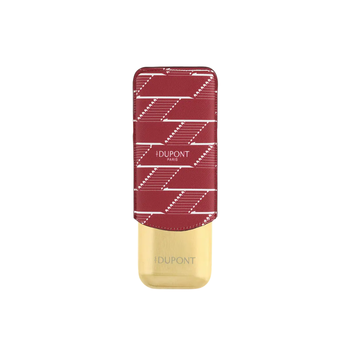 St Dupont Accessoires - Cigar 2 Zigarren Etui Monogram, Ltd. Edt., Burgundy 1