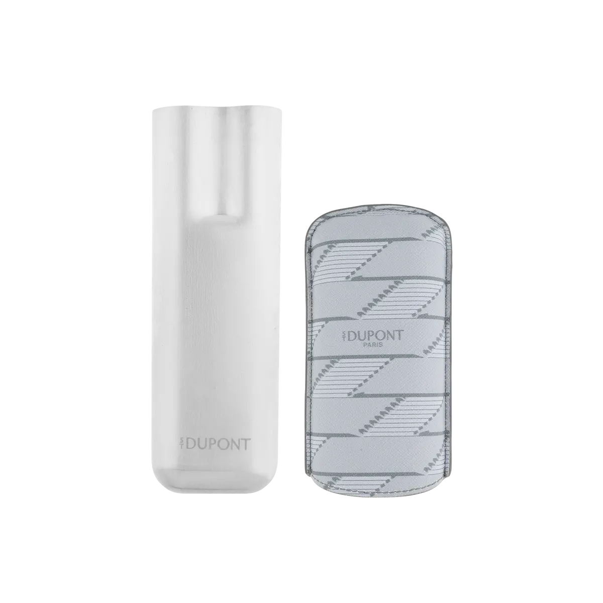 St Dupont Accessoires - Cigar 2 Zigarren Etui Monogram, Ltd. Edt., Light-Gray 2