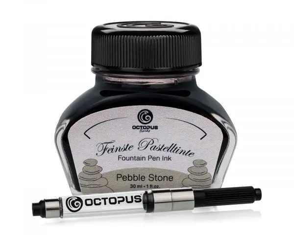 Octopus Fluids Füllhaltertinte Pastell Füllhaltertinten Pebble Stone Pastell Grau 30 Ml 1