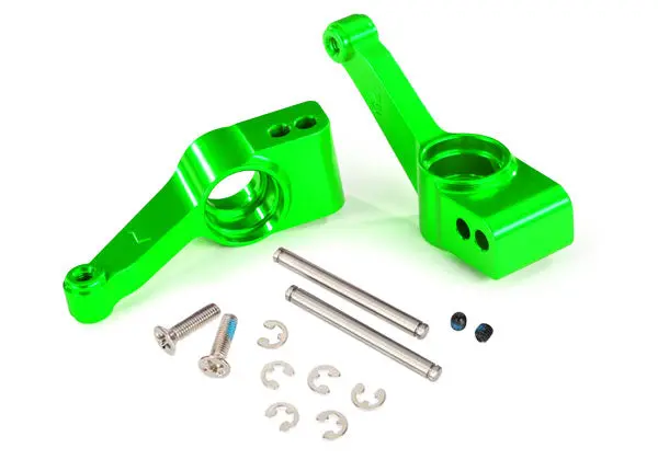 Traxxas Aluminum 7075-T6 Stub Axle Carriers: Green (2) 1