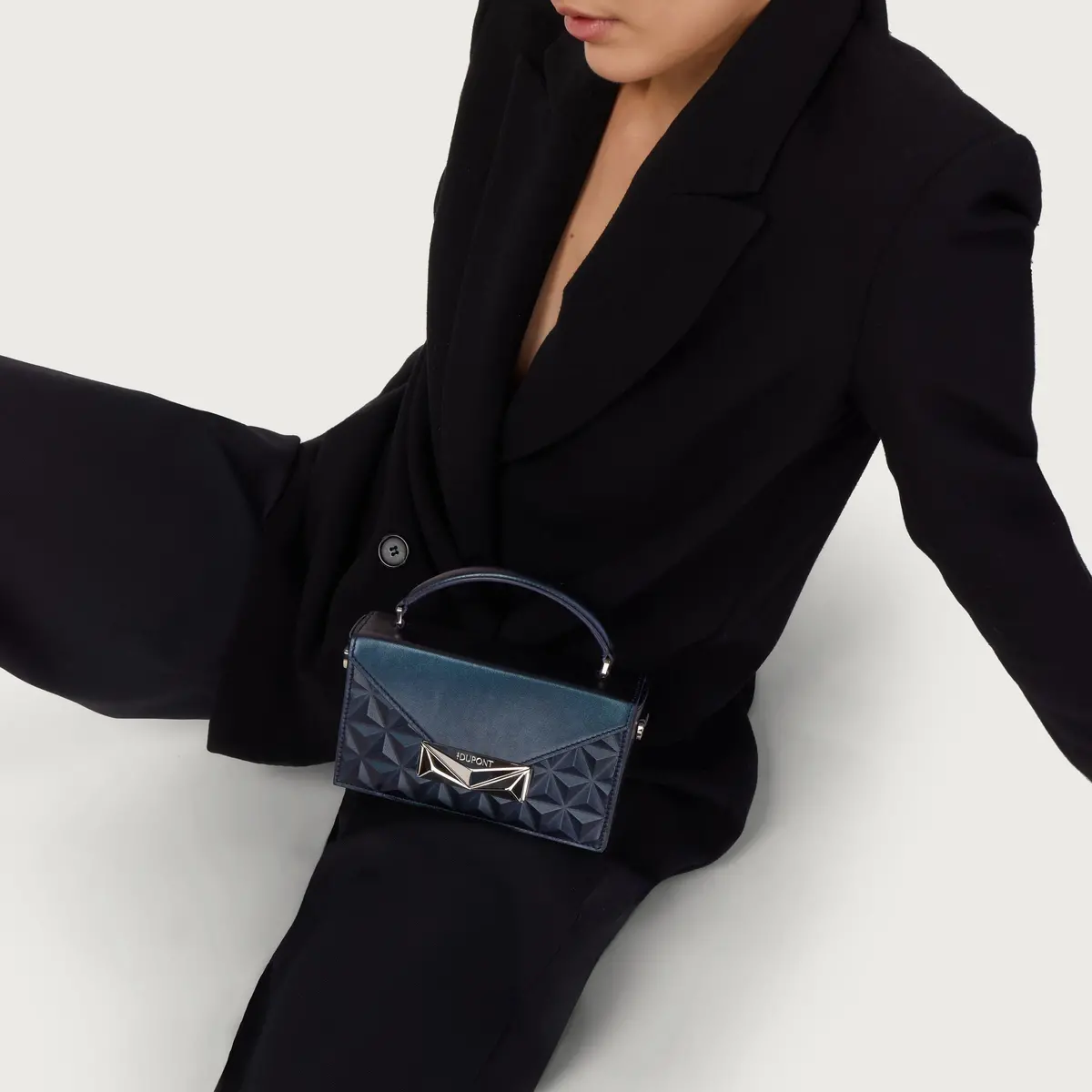 St Dupont Leather Goods Apex Dark-Blue 1