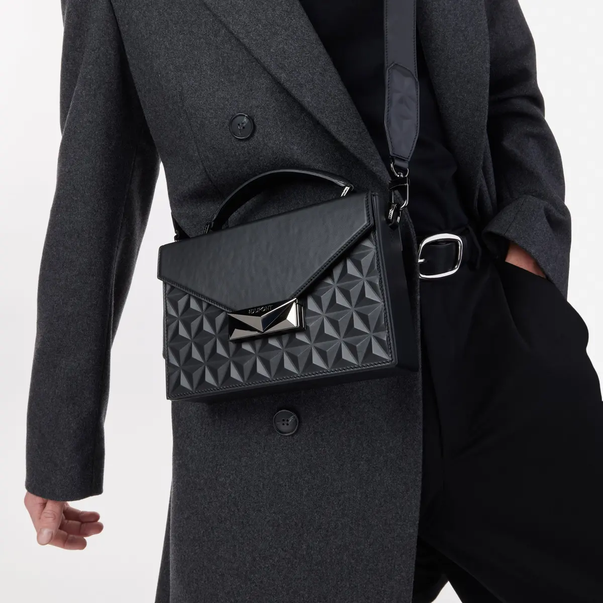 St Dupont Leather Goods Apex Schwarz 1