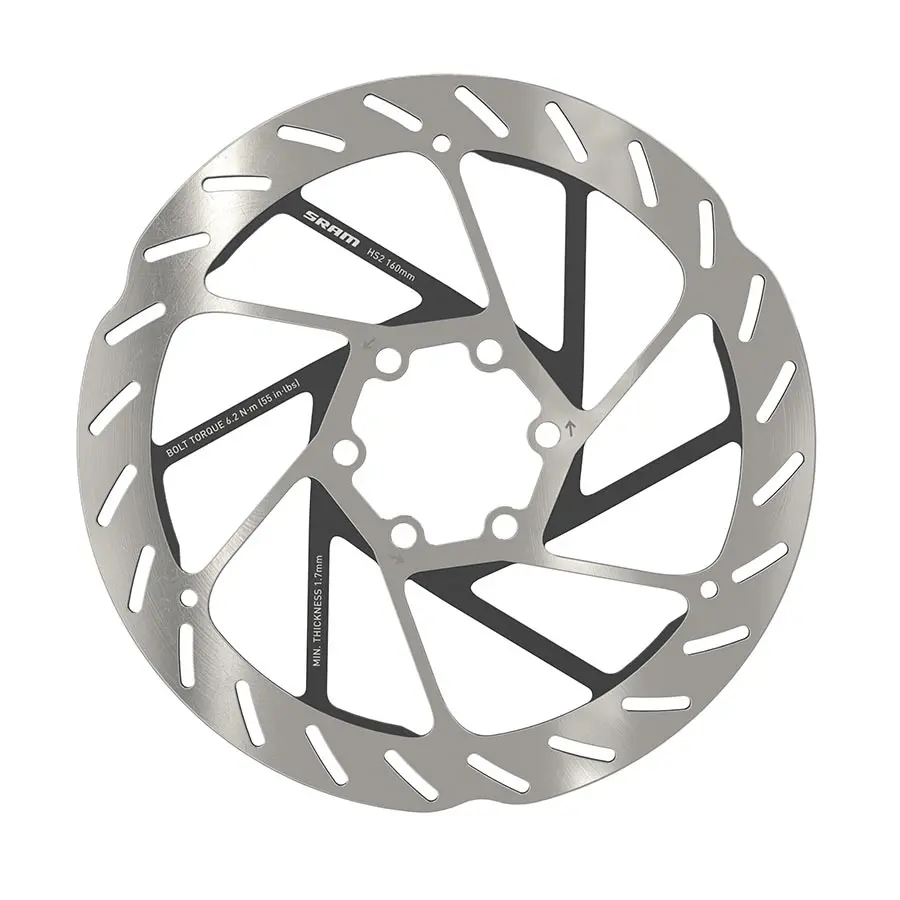 Sram Brake Rotor Hs2 6-Bolt 160Mm 1