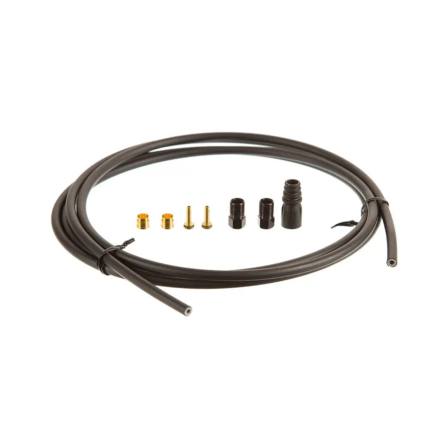 Tektro Connecting Bolt Hose Kit 5.5Mm, 2000Mm Black Kit 1