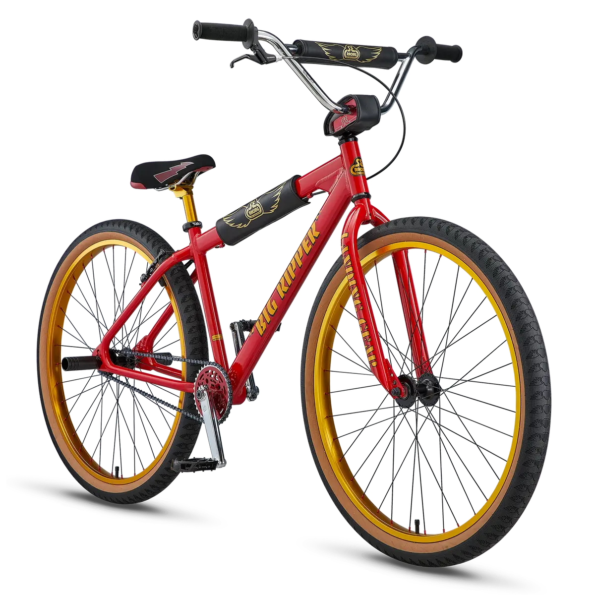 Se Bikes Big Ripper 29" (Deep Red / Gold) 1