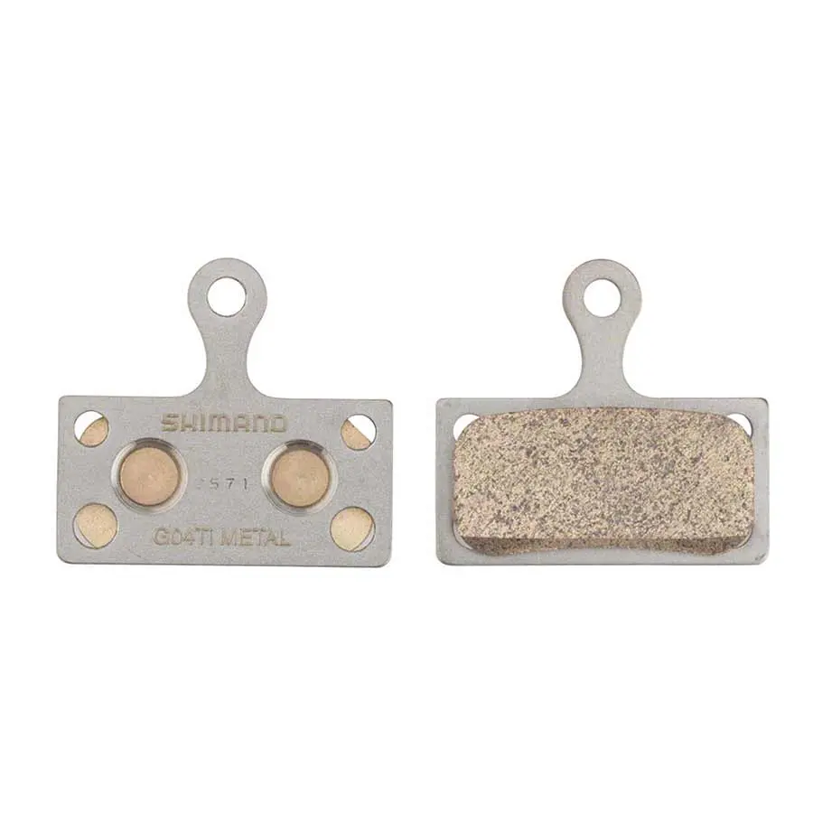 Shimano, Br-M9000, G04ti, Disc Brake Pads, Metal, Without Fins, Pair, F Type 1