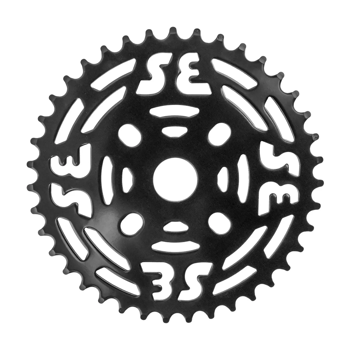 Se Bikes Alloy Chainring: 39T (Black) 1