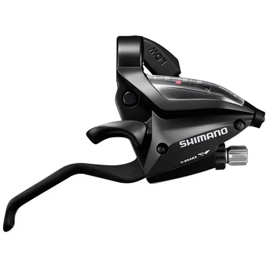 Shimano Altus St-Ef500 Shifter-Brake Lever Speed: 3X8 (Black) Set 1