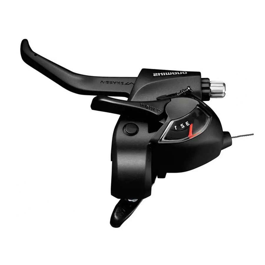 Shimano St-Ef41 Shift/Brake Lever Combo 3X6sp (Black) 1