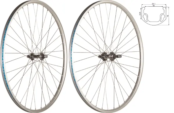 49N Front Wheel 27” Silver 1