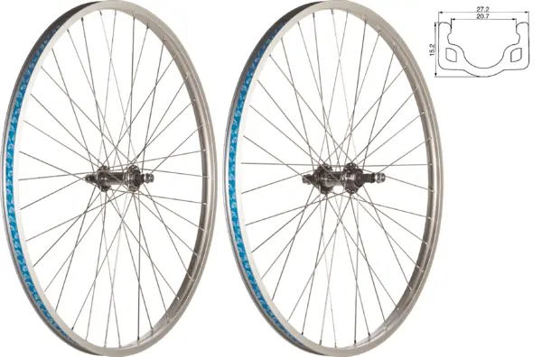 49N Rear Wheel 26" 1-3/8” (Silver) 1
