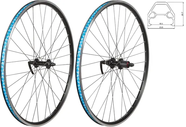 49N Front Wheel 27.5” Rim Qr Black 1
