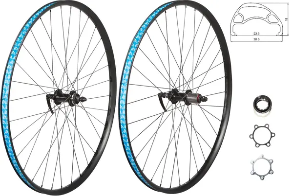 49N Front Wheel 29” Disc Qr (Black) 1