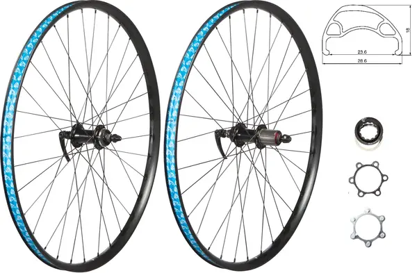 49N Front Wheel 26” Disc Qr Black 1