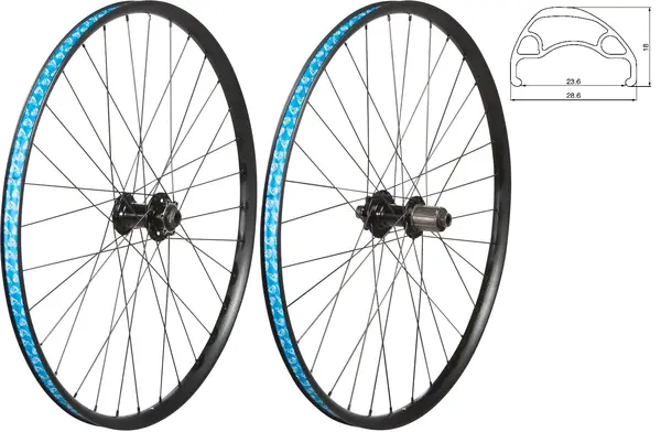 49N Rear Wheel 26” 12 X 142 (Black) 1