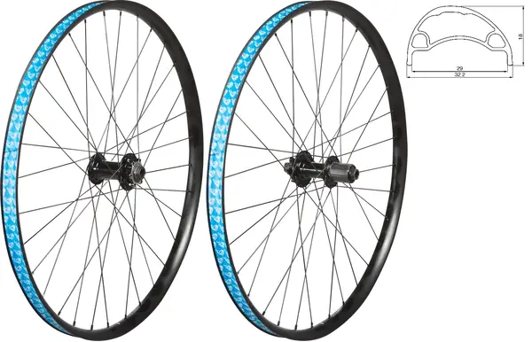 49N Front Wheel 27.5" Po Boost Black 1