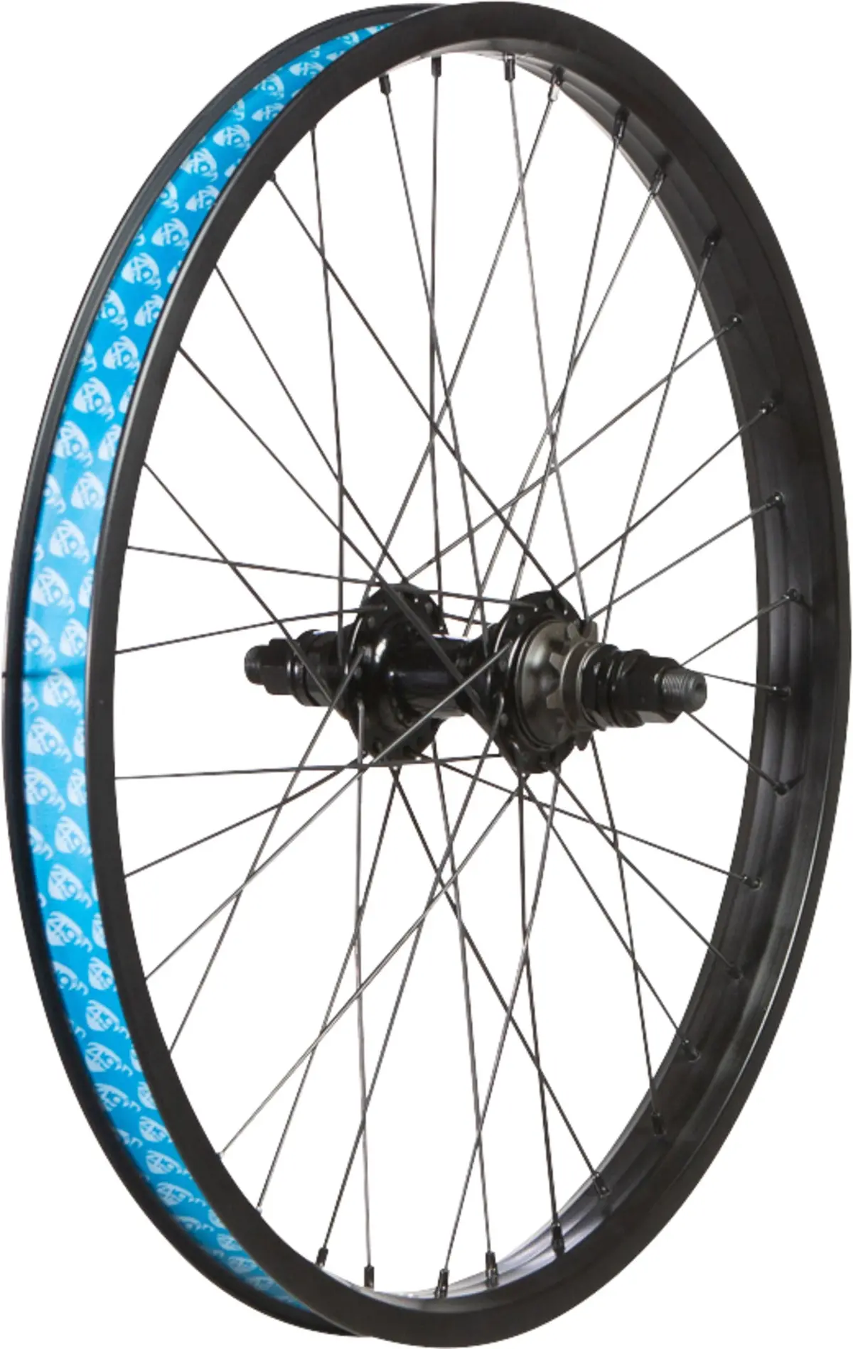 49N 20" Bmx Rear Wheel 3/8”X110mm 36H Nutted: 9T Sealed Driver (Black) 1