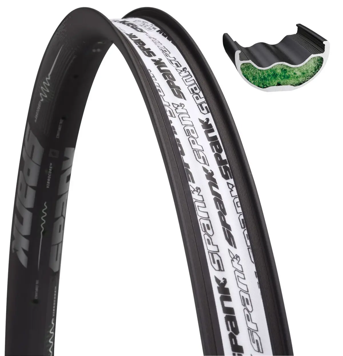 Spank 350 Vibrocore Rim 27.5” 32H (Black) 1